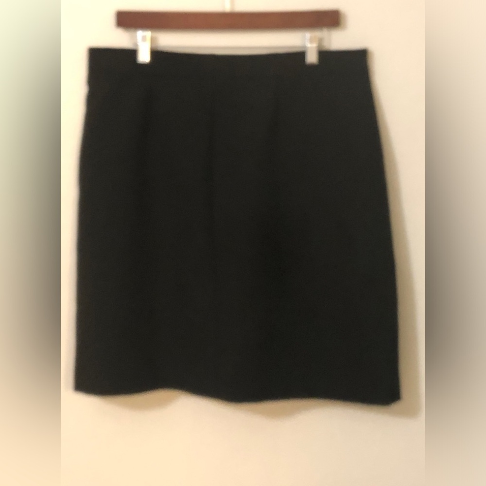 Liz Baker Classic Black A-Line Skirt